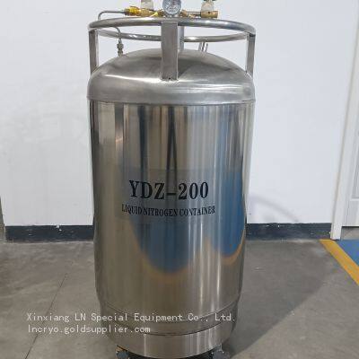 Self Pressurized Tank YDZ-200 High-quality Laboratory Stainless Steel Liquid Nitrogen Tank photo-4
