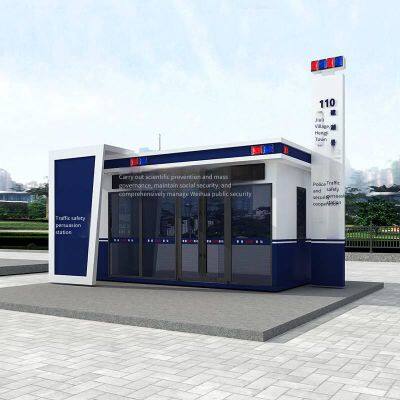 Large Police Duty Workstation, Police Duty Booth, Traffic Command Booth, Prefabricated Police Station, Highway Toll Service Booth photo-1