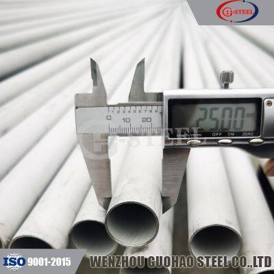 ASTM A269 TP316L stainless steel seamless tube 25x1.0 mm,AP or MP surface