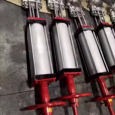 DIN Hot Selling PN16 DN100 DIN ANSI Stainless Steel Cast Steel GG25 WCB Slurry Knife Gate Valve Manual/Electric/Pneumatic photo-5