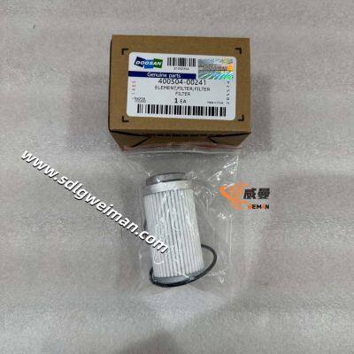DOOSAN & DEVELON 400504-00241 ELEMENT FILTER PILOT