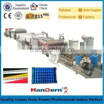 PP corrugated board production machine