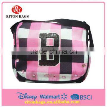 Hot Sale Leisure Canvas Micro Fibre Women Messenger Bag