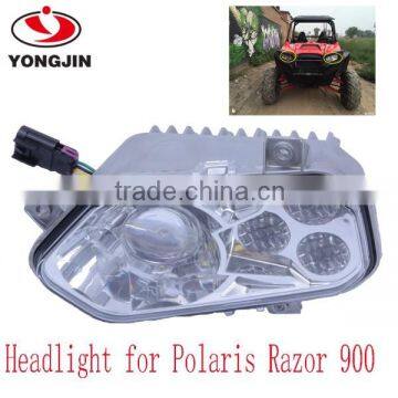 Super bright Clear Headlight for Polaris RZR 800 / 900 XP ATV UTV