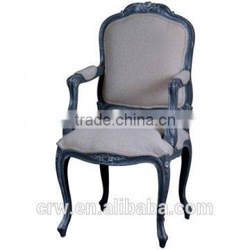 RCH-4012 Victorian modern upholstered carver dining chairs