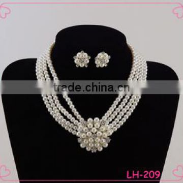 2015 fashion freshwater pearl necklace jewelry set                        
                                                Quality Choice