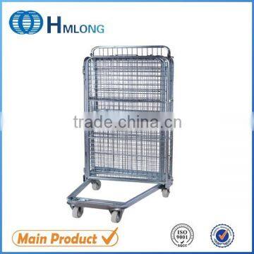 Supermarket Steel Roll Container Trolleys Manufacturer