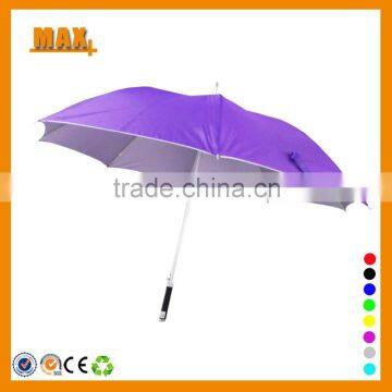 Factory price good quality straight automatic umbrellas with ads customed