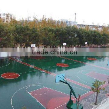 PU basketball Court elastic flooring surface
