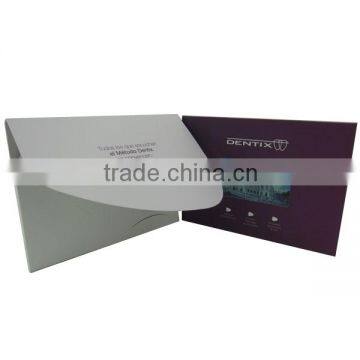 Lcd Video Brochures New Marketing Tool for Promotion Memory Paper Frames Businesslcd Screen Card Digital Lcd Video Greeting Card photo-2