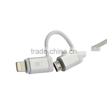 MFI Certified 8pin cable for iphone 5s/6/6 plus Mirco USB for Samsung