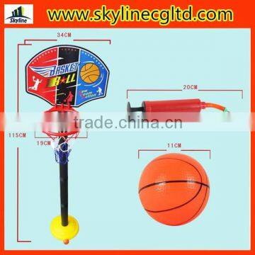 Board lifting basketball stand with the basketball inflator,children sports toys