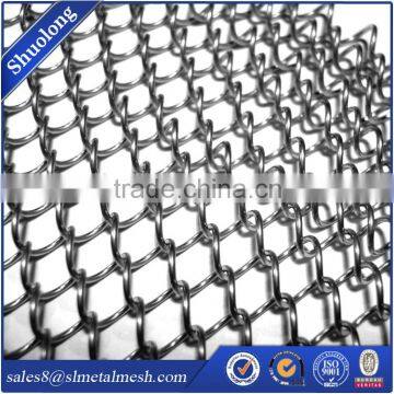 Coil Drapery Chainlink Metal Mesh Curtain Gold Color Screen Supplier's Choice photo-5