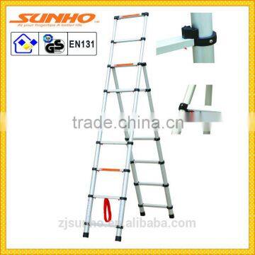 Aluminium Idustrial Adjustable Telescopic Ladder