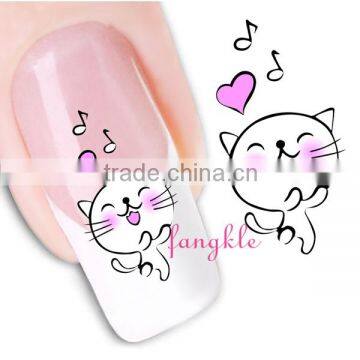 Hotselling water nail sticker /water nail decals / nail art water sticker