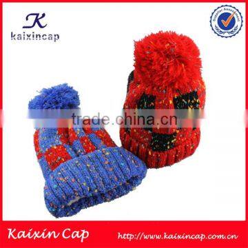 Knit Beanie Ball Warm Ski Cuff Hat New Fashion Winter Wool hats women