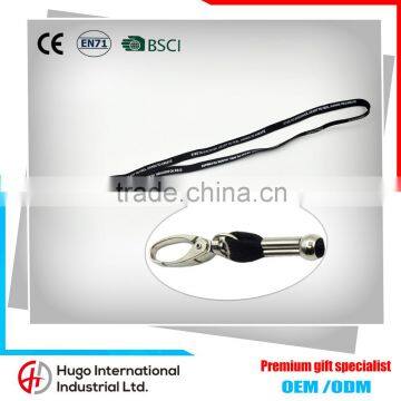 Cheap fashion design ECO-friendly cord nylon rope lanyard