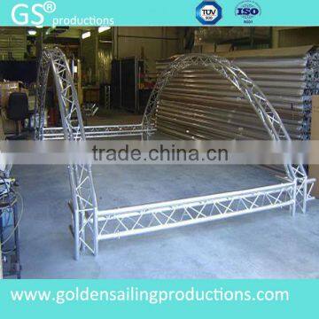 high quality arched aluminum roof truss decorative lighting truss for sale