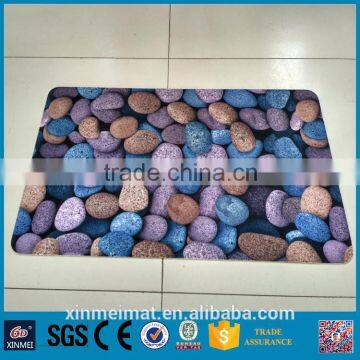 pebble design Anti vibration rubber floor mat