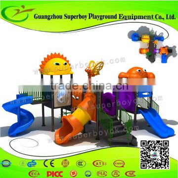 Best Selling Cheap Outdoor Plastic Kids Playground houses 1412-8c