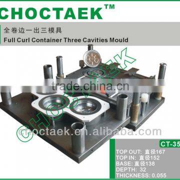 Aluminium foil container mould(three cavities)