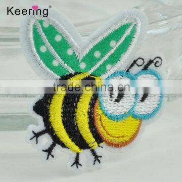 hotsale embroidery bee design applique for jeans clothes WEF-070