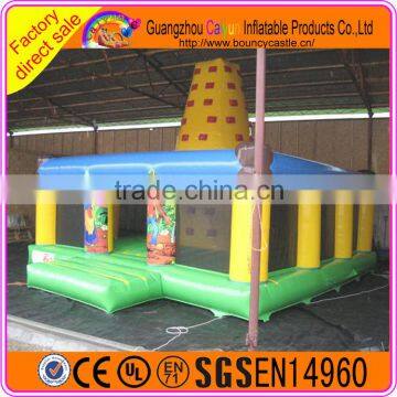 TOP quality artificial commercial inflatable rock climbing wall for sale