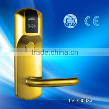 Intelligent and popular Polished Gold hotel lock in Shenzhen