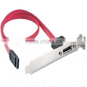 panel sata plug to sata jack red