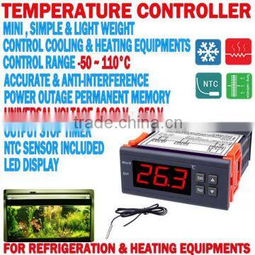 90~250V 110V 220V 10A Thermostat Sensor Digital Temperature Control Controller photo-2