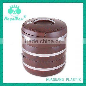 muti-color food container in round