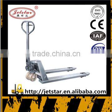 stainless portable easy-take hand hydraulic pallet truck