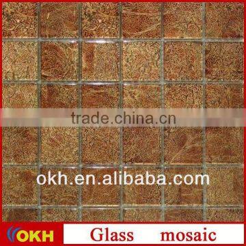 Gold Leaf Tile Mosaic