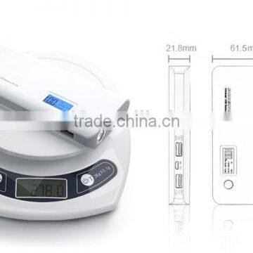 new design menu power bank 100000mah with 3 usb fast charging