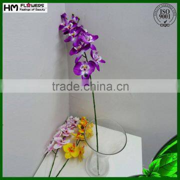 cheap artificial flower head orchid silk flower head