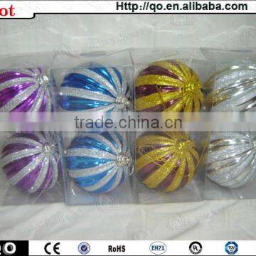 Unique customized colorful personalized ceiling hanging christmas ball decorations