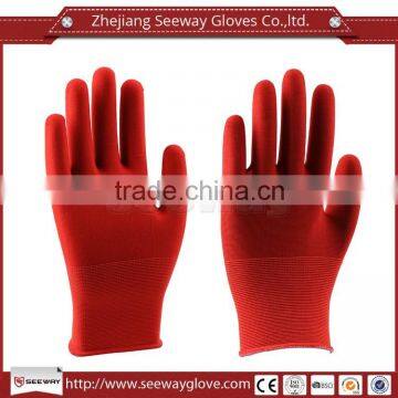 Seeway Nylon 18 gauge knitted glove colorful light wholesale work gloves