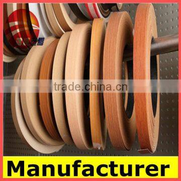 Chinese high gloss pvc wooden edge banding tape for furniture