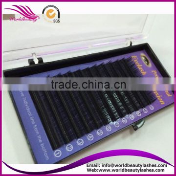 3D/6D 0.07, 0.05 Valume eyelash extension with customized logo package, and OEM service