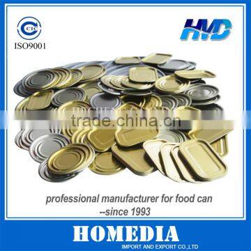 Tin lid/Tin cover/Tin End for Round can or Square can