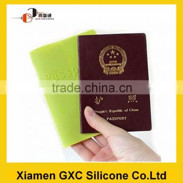 silicone material travel passport cover