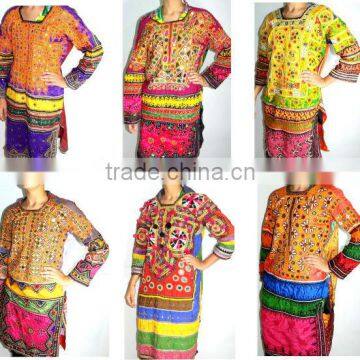 Vintage Tribal Banjara Dress Belly Dance Dresses