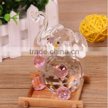 animal elephant small crystal figurines for gift