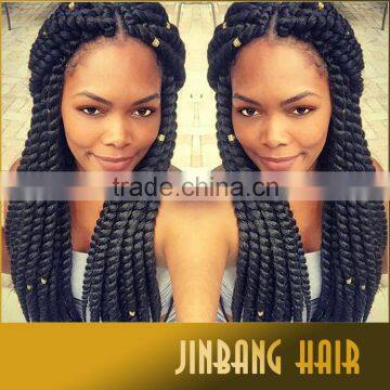 Best Quality 2X Havana Mambo Twist Crochet Braiding Hair 24inch 120gram Havana Mambo Twist Braid Hair Extension photo-3
