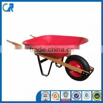 Steel Tray and Wooden Handle Wheelbarrow WH4201