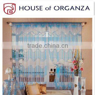 The Latest Transparent Snow Organza Curtain