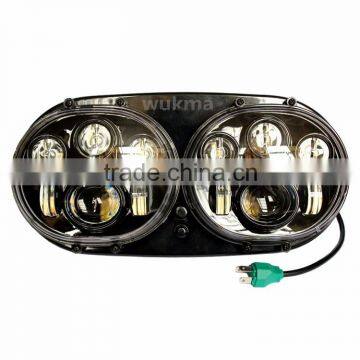 Wholesale 5.75 Inch Harley Double Led Motorcycle Headlights 5 3/4 Inch Daymaker H13 H4 Motorcycle Led Projector Headlights photo-2