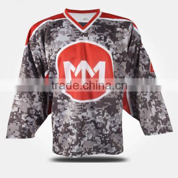 Sublimation custom team set hockey jerseys