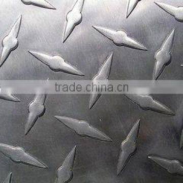 Embossed Aluminum/Aluminium sheets/plate big five bars