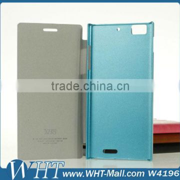 Leather Flip for Lenovo K900. Ultra Thin Leather Flip Cover for Lenovo K900